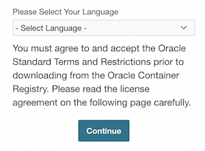 Oracle Standard Terms and Restrictions agreement image
